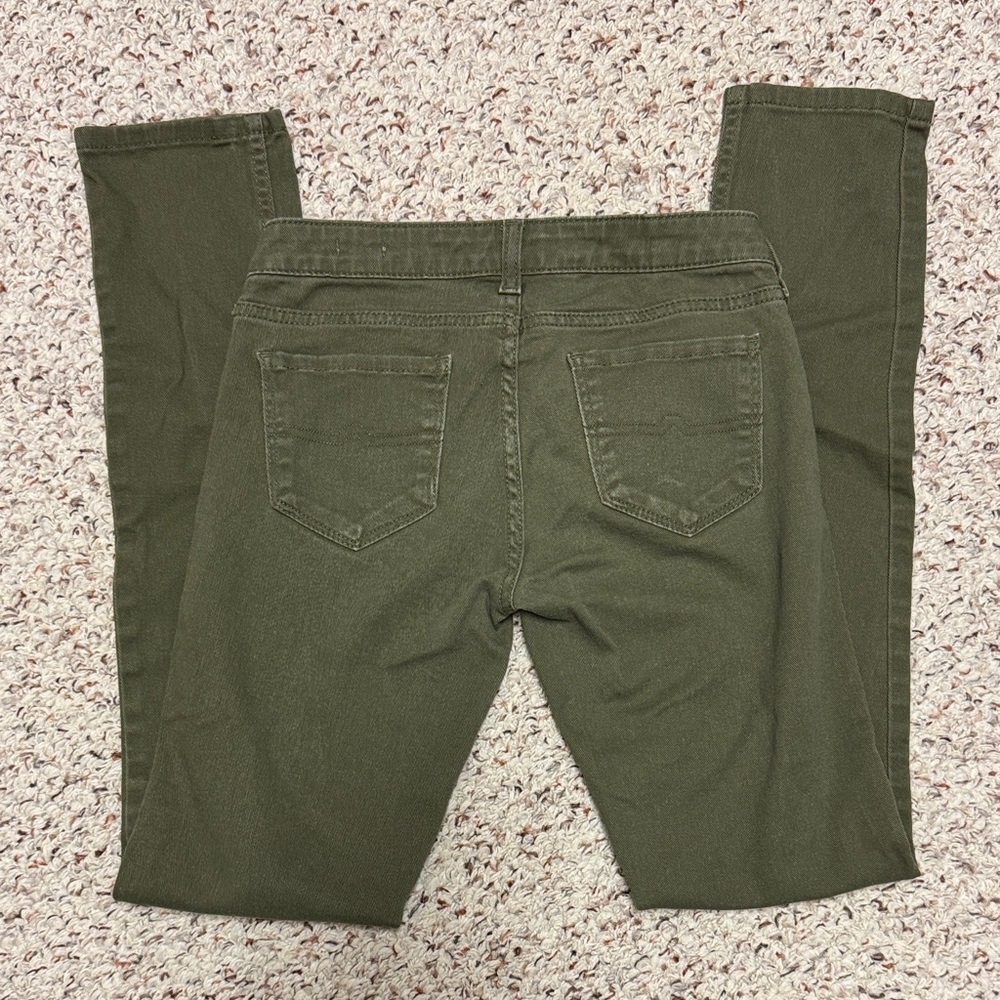 Arizona Jean Company Women's Forest Green Skinny Jeans